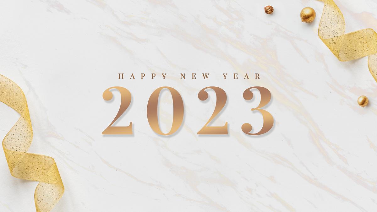 2023 happy new year card | Free PSD Template - rawpixel