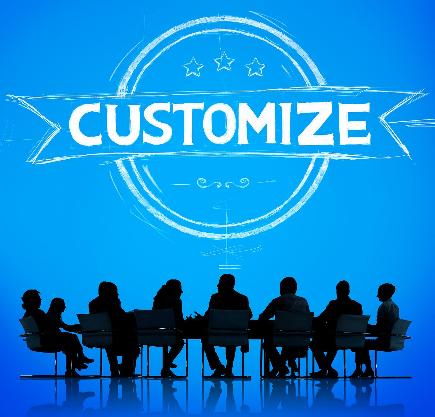 Customize banner illustration with silhouette of business people at a meeting table Customize banner illustration with silhouette of business people at a meeting table