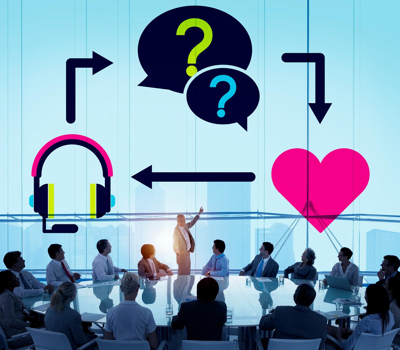 Social media illustration with silhouette of business people at a meeting table - office, action, aid, assistance,... Social media illustration with silhouette of business people at a meeting table - office, action, aid, assistance,...