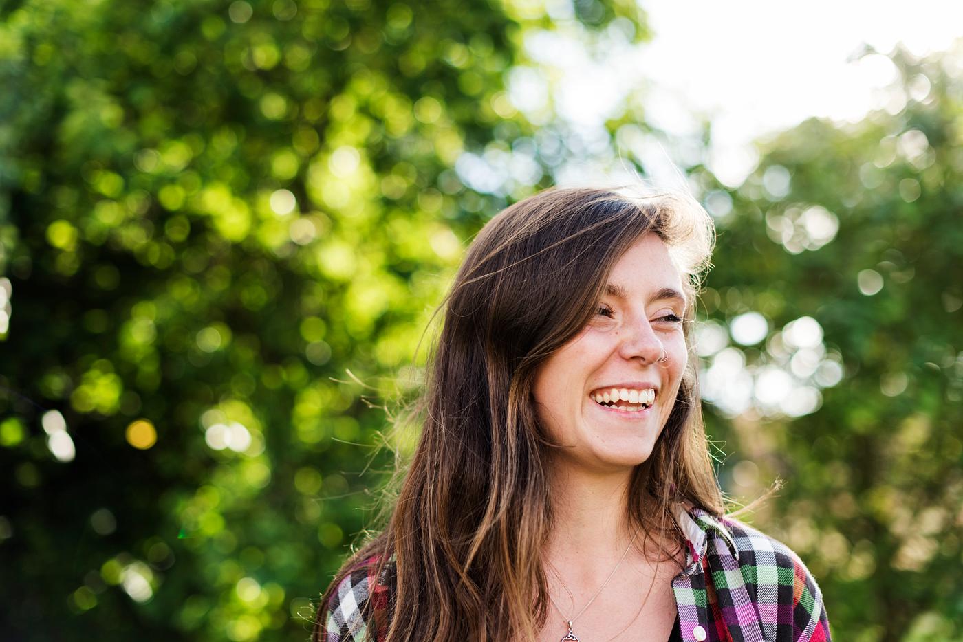 Cheerful young woman Cheerful young woman