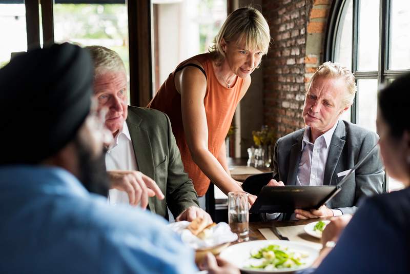 What Is Restaurant Consulting And How It Works For You And Your Restaurant? 5 Business People Dining Together Concept