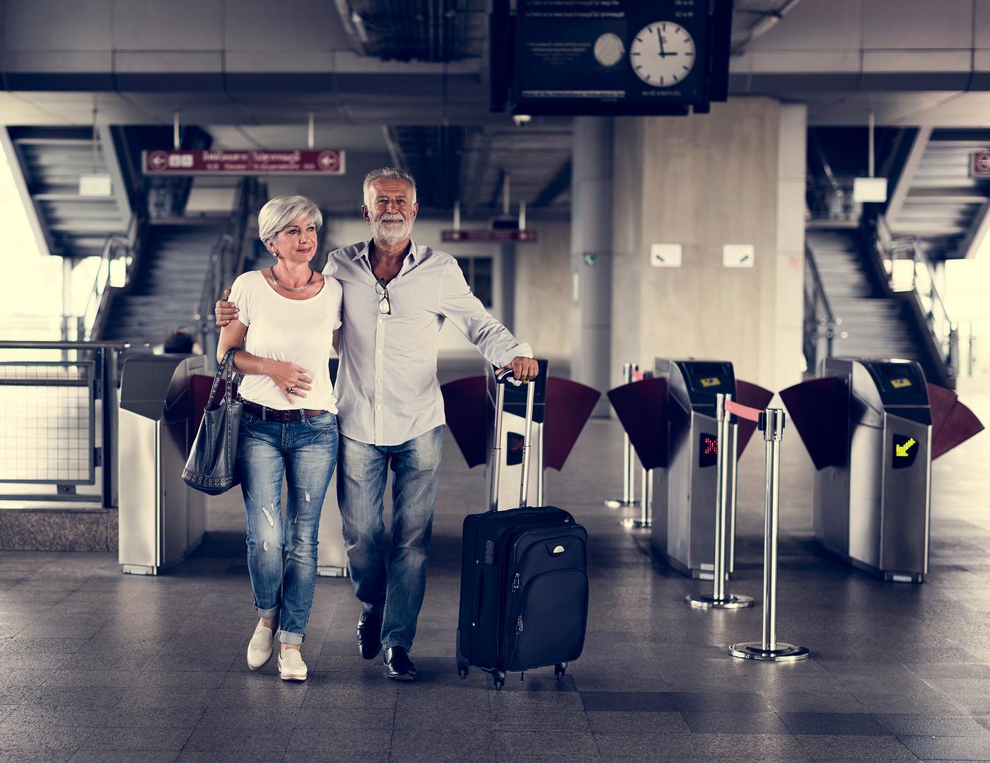 bag, caucasian, city, commute, couple, elderly, exit, holiday, husband, luggage, machine, platform, senior, senior adult,... bag, caucasian, city, commute, couple, elderly, exit, holiday, husband, luggage, machine, platform, senior, senior adult,...