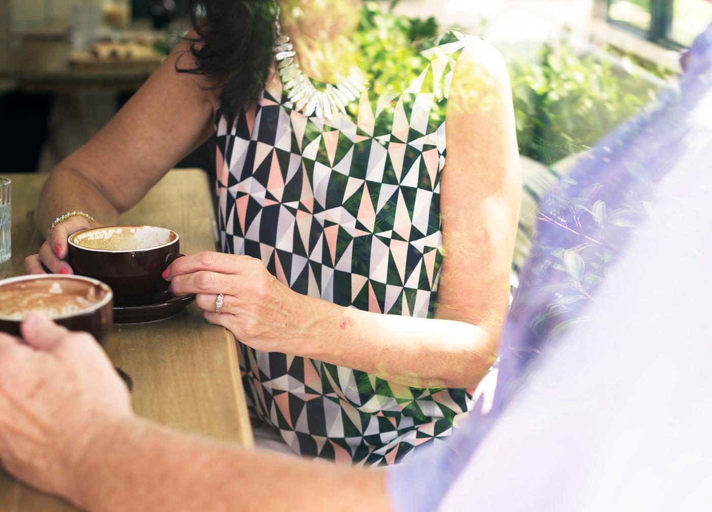 cup, old, caffeine, drinking, chat, restaurant, people, together, coffee shop, caucasian, partners, hands, woman, casual,... cup, old, caffeine, drinking, chat, restaurant, people, together, coffee shop, caucasian, partners, hands, woman, casual,...