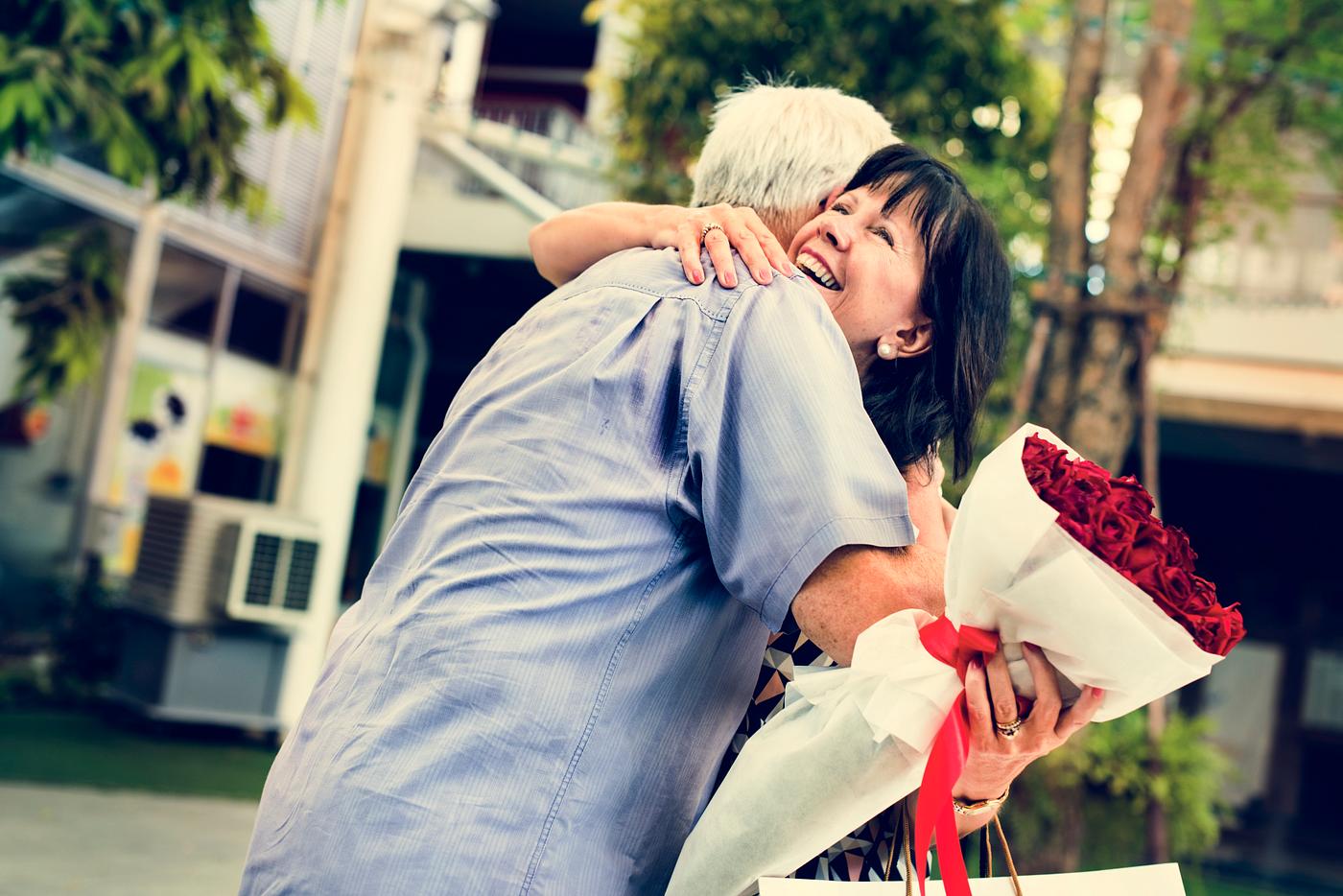 adult, affection, bouquet, caucasian, cheerful, connection, couple, embrace, female, flower, gesture, gift, guy, happiness,... adult, affection, bouquet, caucasian, cheerful, connection, couple, embrace, female, flower, gesture, gift, guy, happiness,...