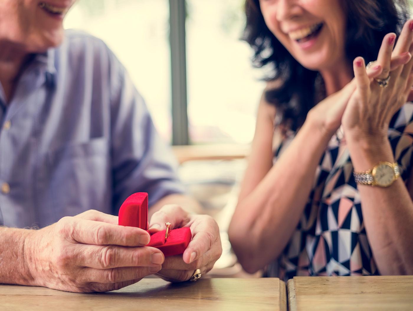 gift, old, holding, husband, people, caucasian, love, happy, woman, casual, couple, man, ring, romance, guy, male, romantic... gift, old, holding, husband, people, caucasian, love, happy, woman, casual, couple, man, ring, romance, guy, male, romantic...