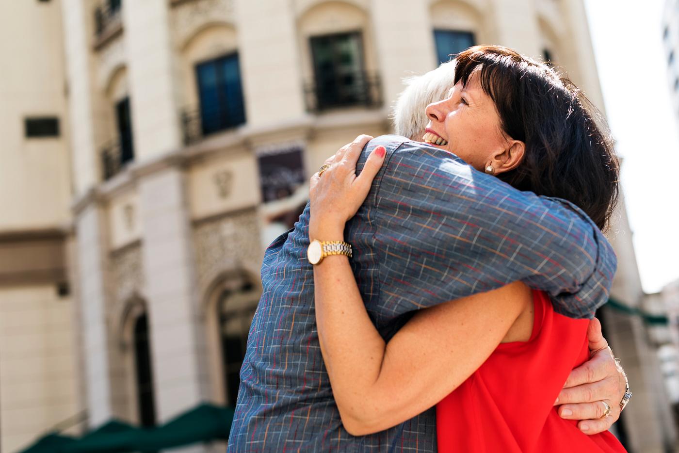 Senior couple love sweet embrace Senior couple love sweet embrace