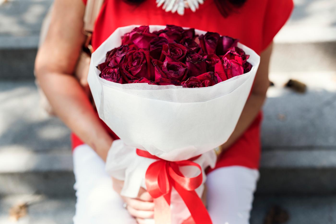 Valentine Rose Bouquet Romantic Happy Valentine Rose Bouquet Romantic Happy