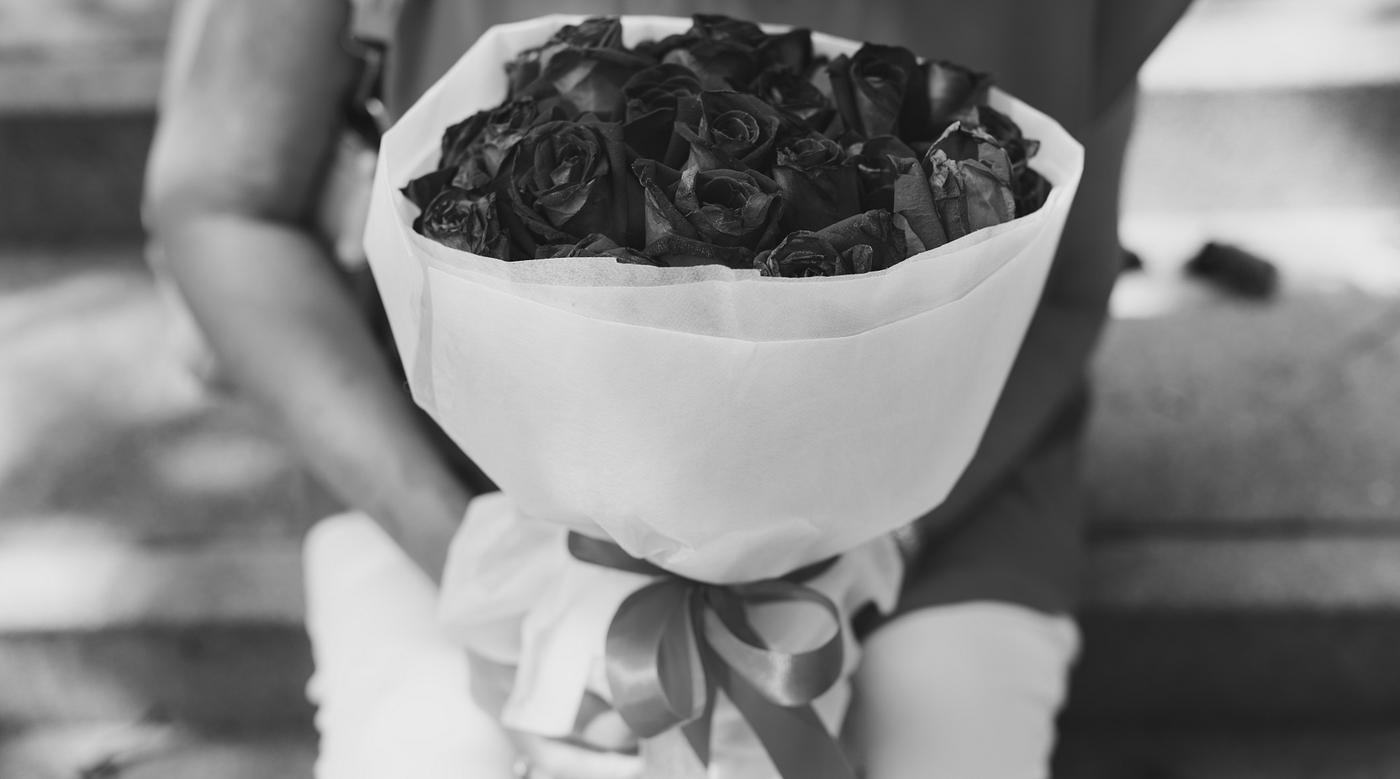 bouquet, gift, black and white, holding, paper, occasion, people, love, woman, bunch, closeup, flower, affection, greyscale... bouquet, gift, black and white, holding, paper, occasion, people, love, woman, bunch, closeup, flower, affection, greyscale...