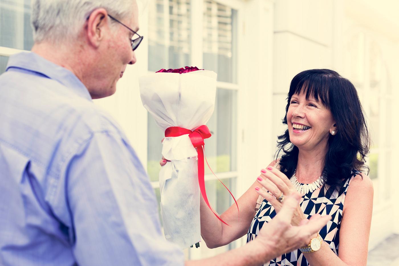 adult, affection, america, american, bouquet, caucasian, cheerful, couple, date, female, flower, gesture, gift, guy,... adult, affection, america, american, bouquet, caucasian, cheerful, couple, date, female, flower, gesture, gift, guy,...