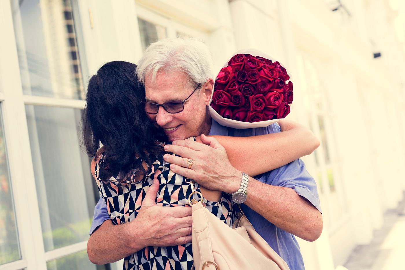 adult, affection, bouquet, caucasian, cheerful, connection, couple, embrace, female, flower, gesture, gift, guy, happiness,... adult, affection, bouquet, caucasian, cheerful, connection, couple, embrace, female, flower, gesture, gift, guy, happiness,...