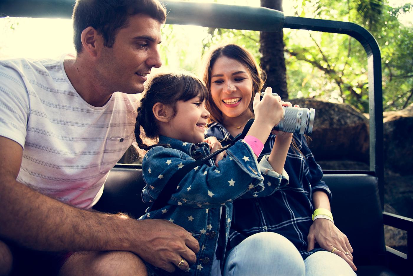 Family Holiday Vacation Park Ride Tourist Family Holiday Vacation Park Ride Tourist