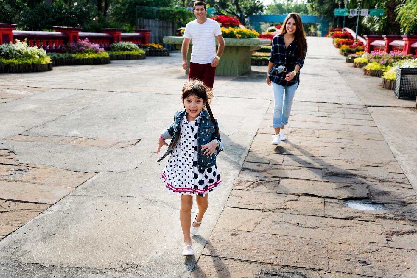 Mixed race family enjoying a day out Mixed race family enjoying a day out