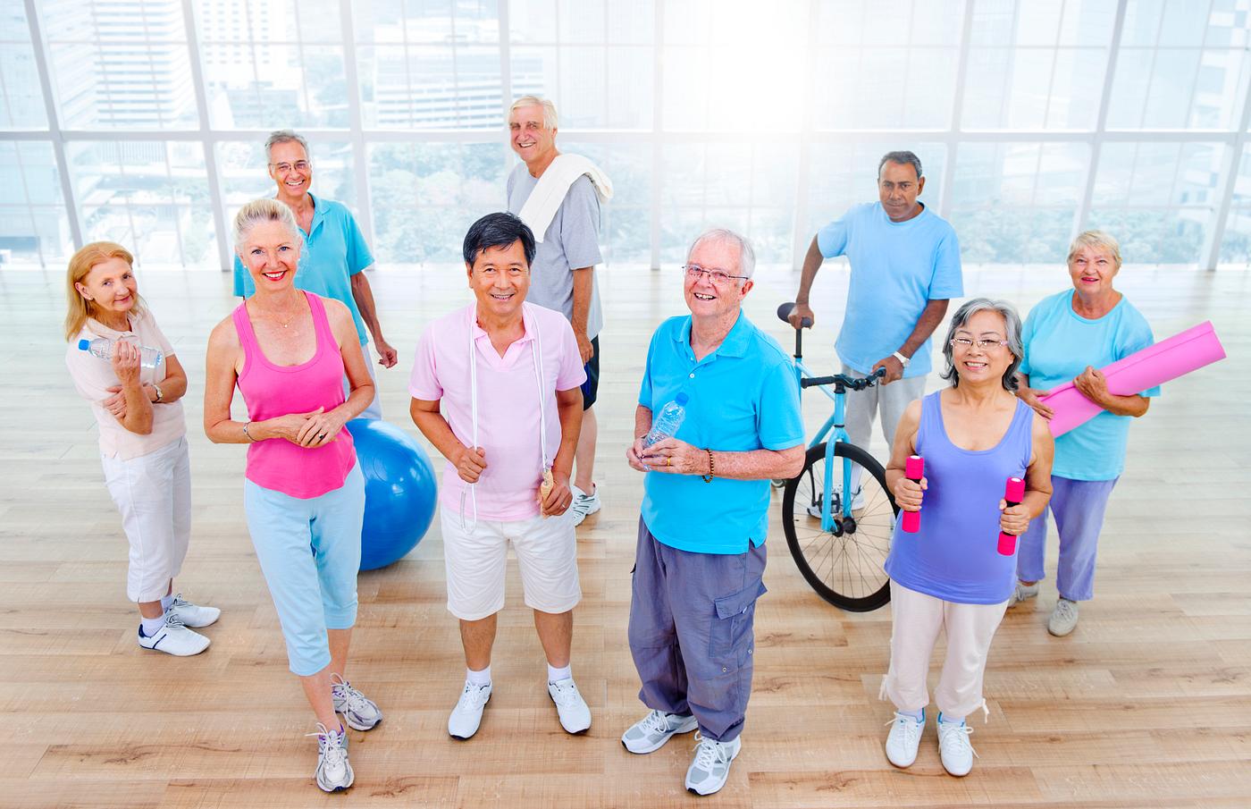 Healthy senior people at the gym - action, active, activity, asian ethnicity, balance, bicycle, body care, break, caucasian... Healthy senior people at the gym - action, active, activity, asian ethnicity, balance, bicycle, body care, break, caucasian...