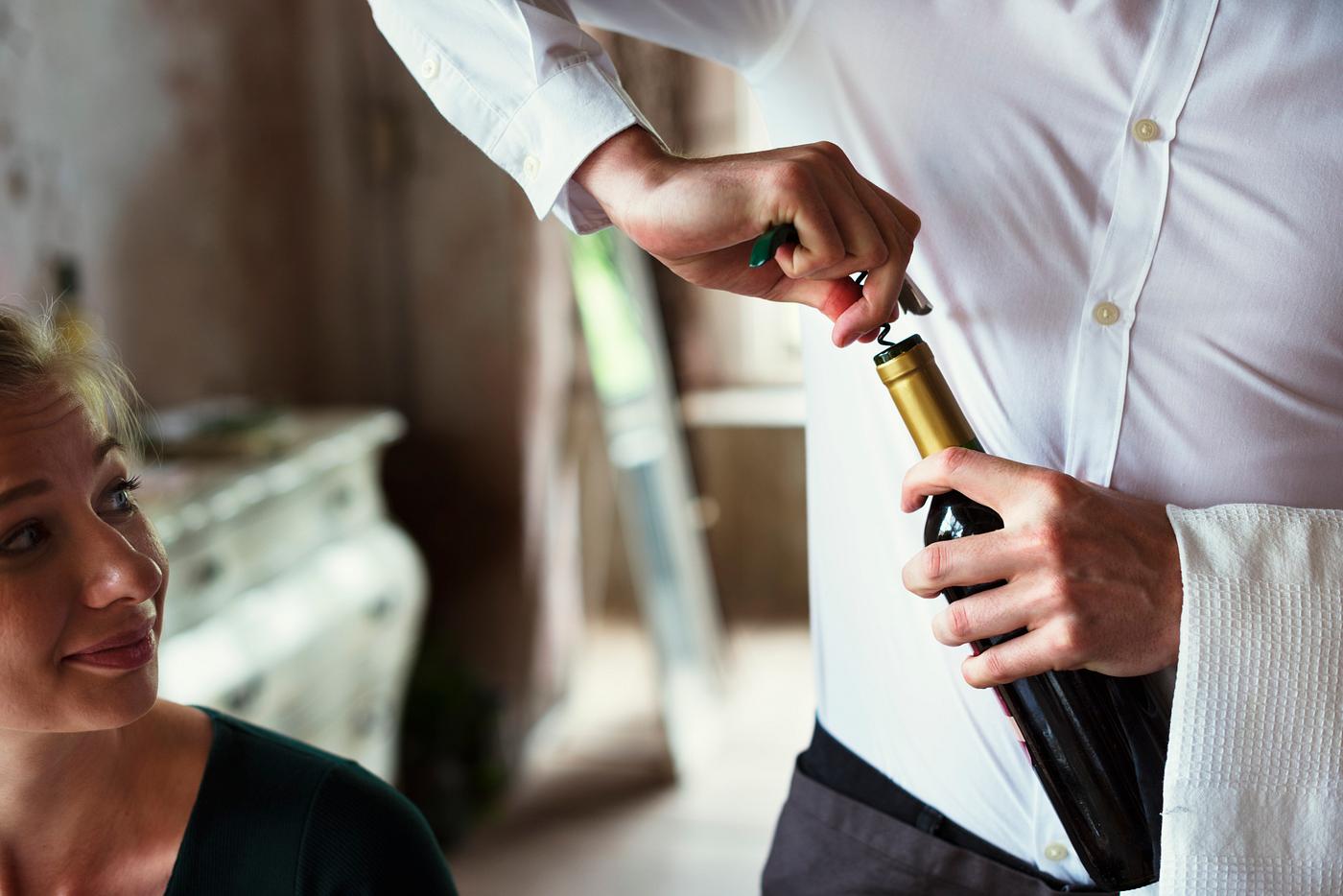 waiter, alcohol, beverage, bottle, chardonnay, cheerful, classy, customer, drink, food, friends, fun, gather, gathering,... waiter, alcohol, beverage, bottle, chardonnay, cheerful, classy, customer, drink, food, friends, fun, gather, gathering,...