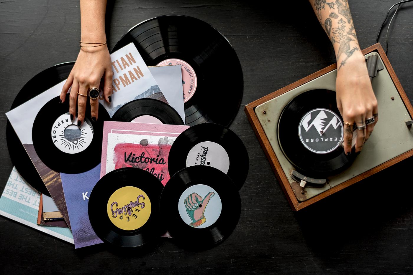 album, adult, attached, audio, black, classic, collection, cover, disc, enjoy, entertain, entertainment, gramophone, hands,... album, adult, attached, audio, black, classic, collection, cover, disc, enjoy, entertain, entertainment, gramophone, hands,...