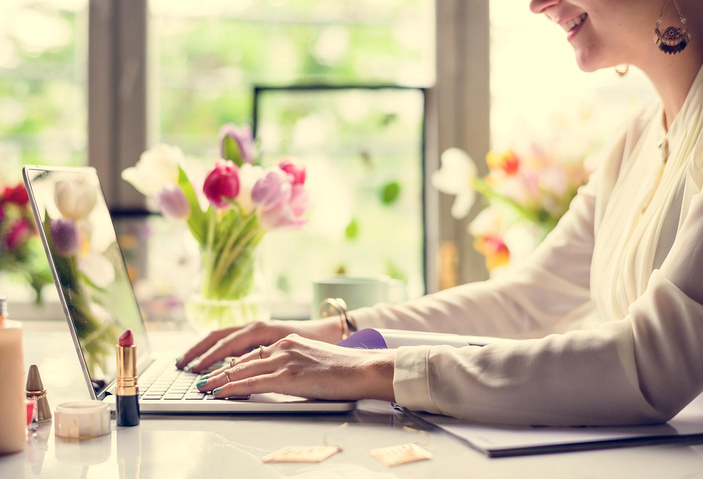adult, coffee, connected, connection, desktop, device, digital, feminine, flowers, hands, internet, laptop, lipstick,... adult, coffee, connected, connection, desktop, device, digital, feminine, flowers, hands, internet, laptop, lipstick,...