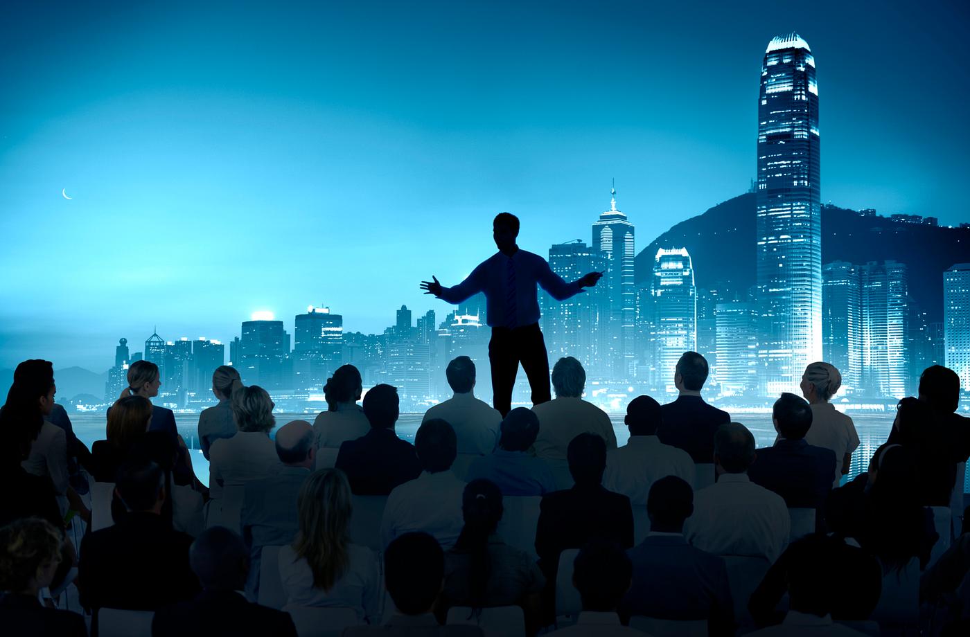Large corporate business presentation - audience, business, business people, businessmen, businesswomen, city, cityscape,... Large corporate business presentation - audience, business, business people, businessmen, businesswomen, city, cityscape,...