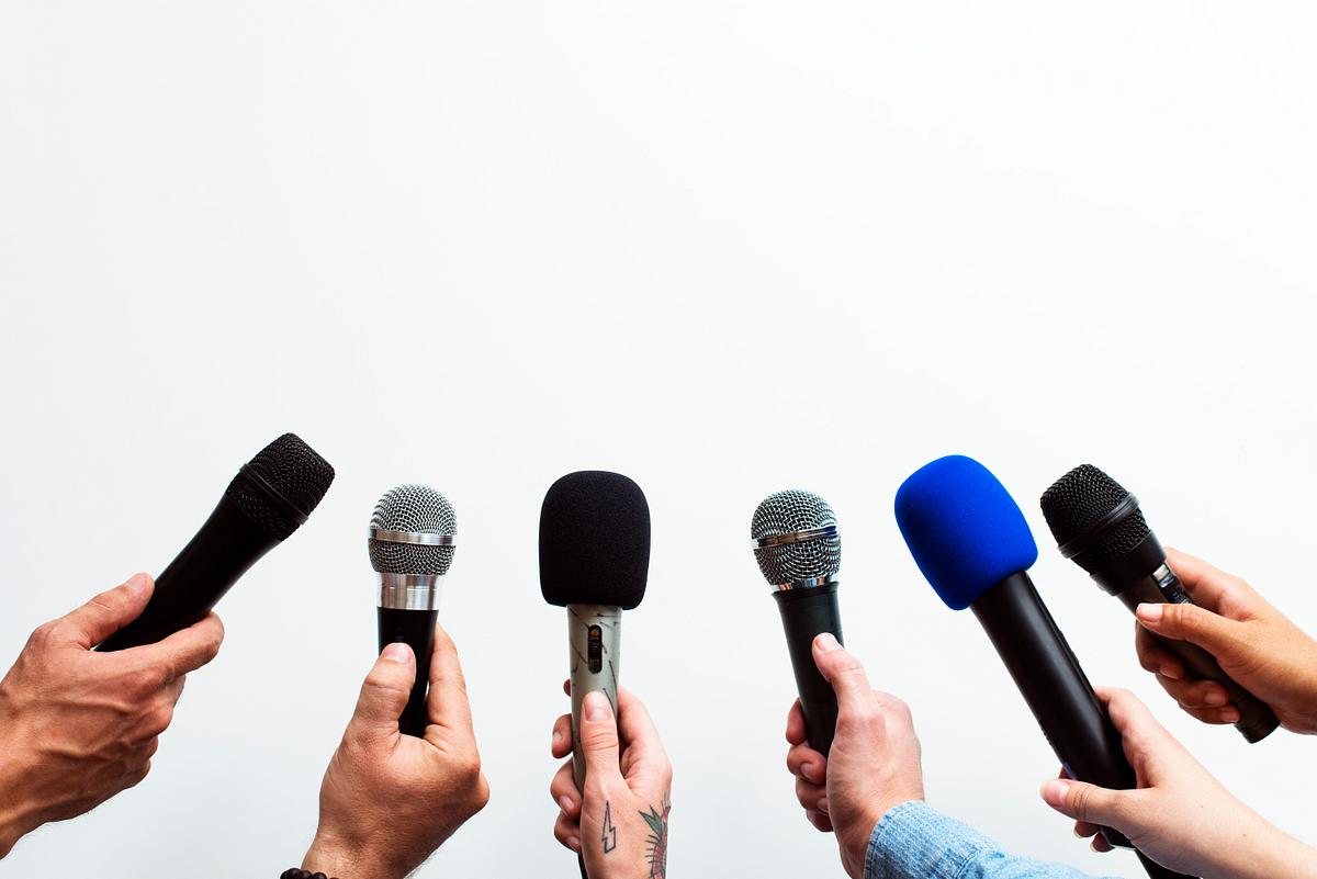 Download Hands Holding Microphone Point To The Same Free Photo Rawpixel