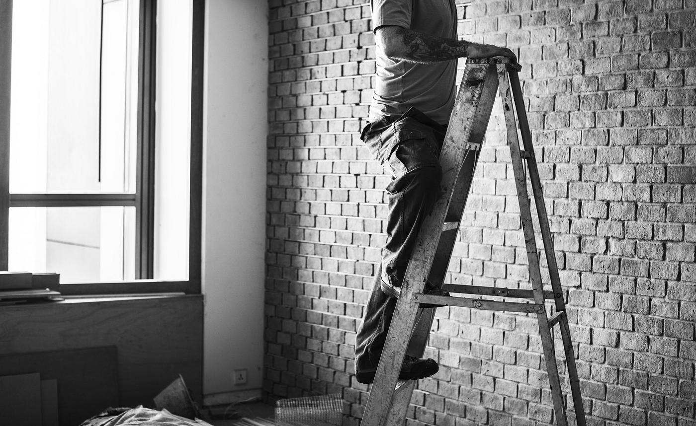 ladder, brick, build, builder, construction, craftsman, equipment, handyman, job, laborer, materials, renovating, repair,... ladder, brick, build, builder, construction, craftsman, equipment, handyman, job, laborer, materials, renovating, repair,...