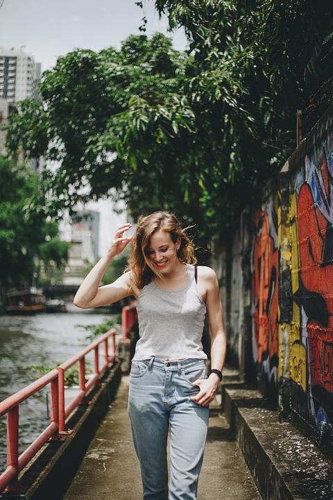 Free royalty image about blonde, casual, cheerful, female, lady, leisure, lifestyle, model, outside, posing, relax, summer, tank top, woman, young blonde, casual, cheerful, female, lady, leisure, lifestyle, model, outside, posing, relax, summer, tank top, woman, young