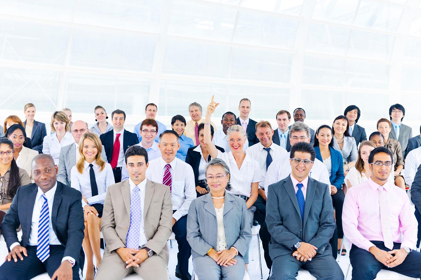 Large corporate business presentation - adult, african descent, asian ethnicity, beautiful, business, business people,... Large corporate business presentation - adult, african descent, asian ethnicity, beautiful, business, business people,...