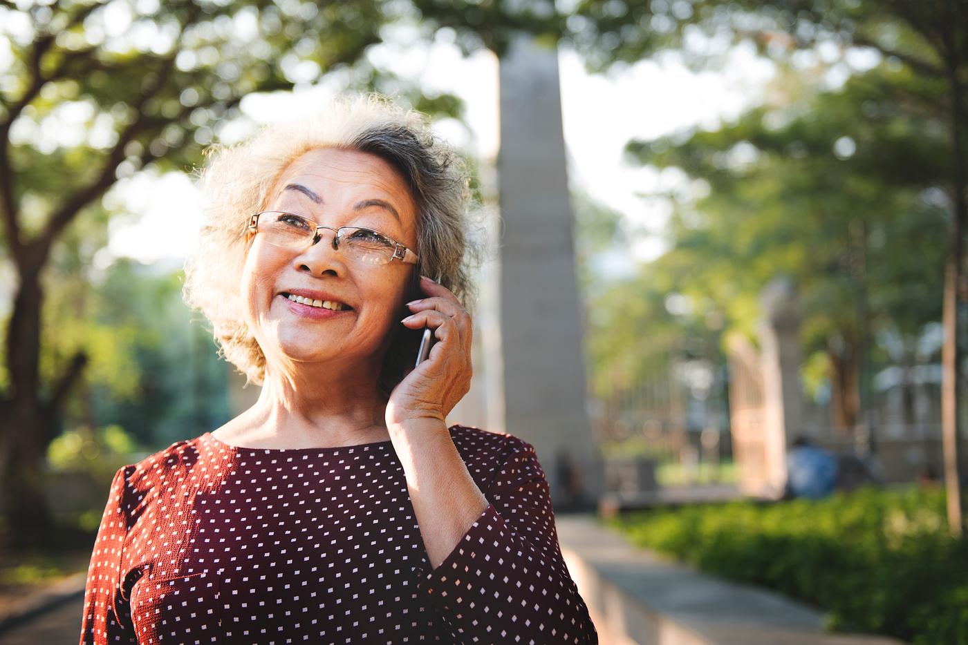 Life style of a senior Asian woman Life style of a senior Asian woman