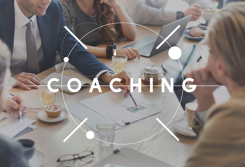 Coaching Training Trainer Support Advice Concept 