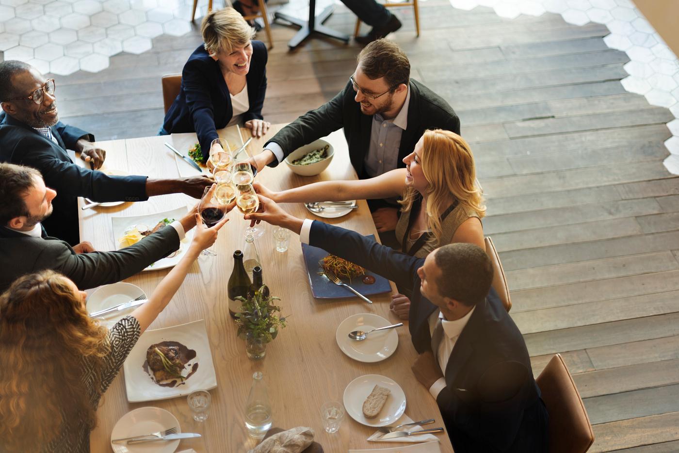 Business Team Celebration Party Success Concept Business Team Celebration Party Success Concept