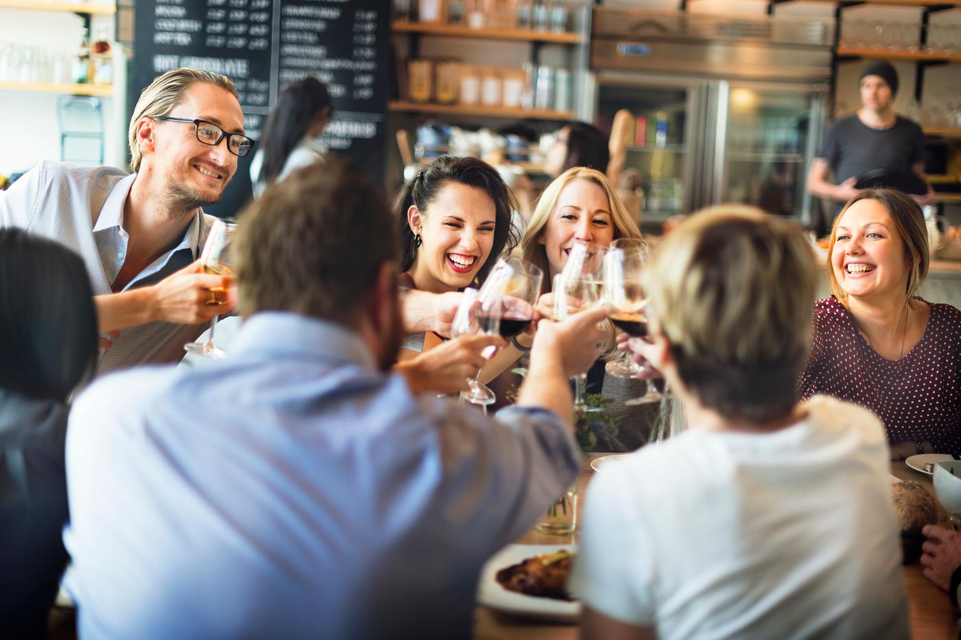 Dinner Dining Wine Cheers Party Concept Dinner Dining Wine Cheers Party Concept