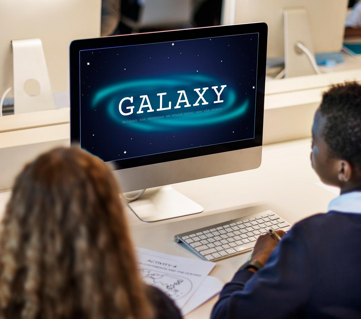 Galaxy Astronomy Business Education Graphic | Free Photo - rawpixel