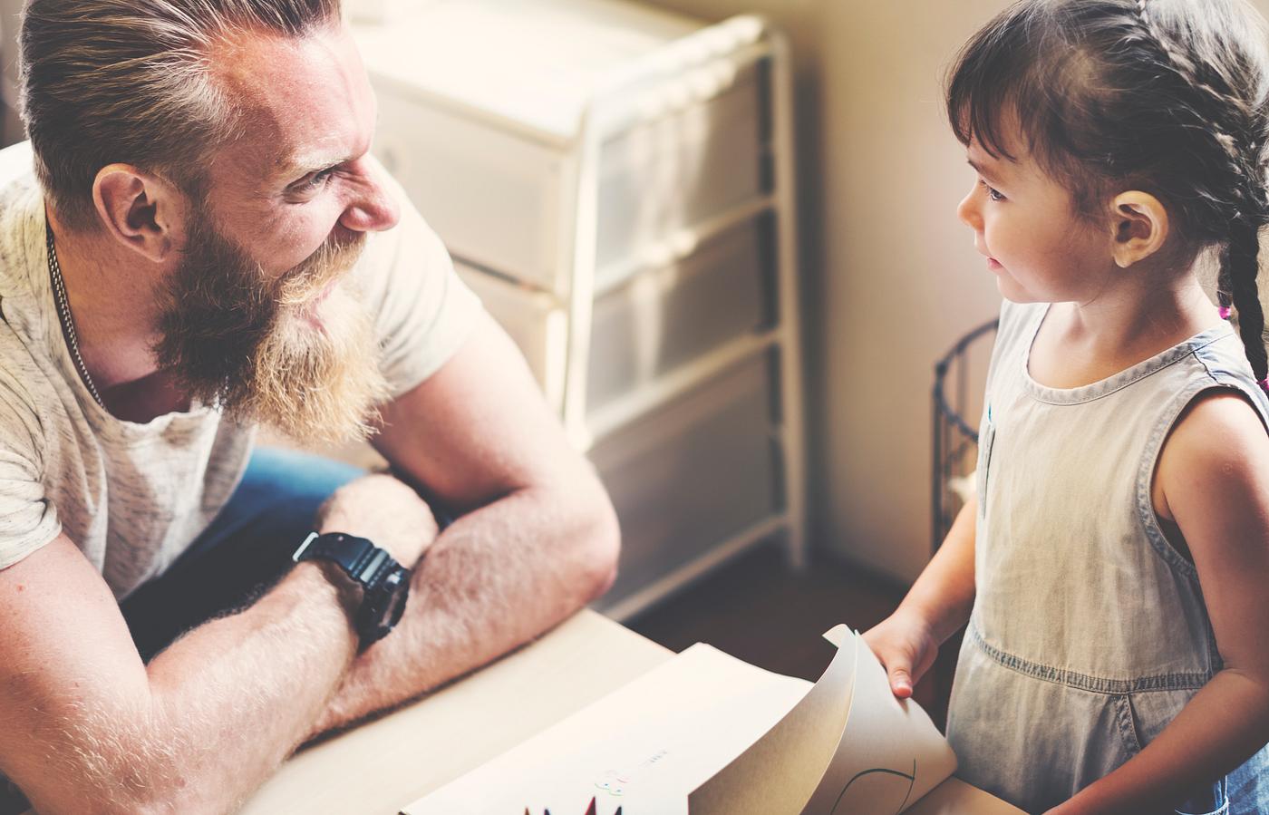 adult, asian, at home, beard, caucasian, cheerful, child, childhood, communication, connection, dad, daughter, emotion,... adult, asian, at home, beard, caucasian, cheerful, child, childhood, communication, connection, dad, daughter, emotion,...