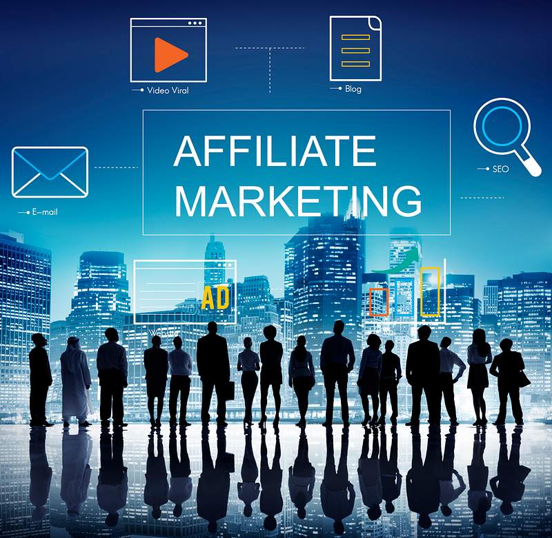 Social Media Advertisement Connection Concept