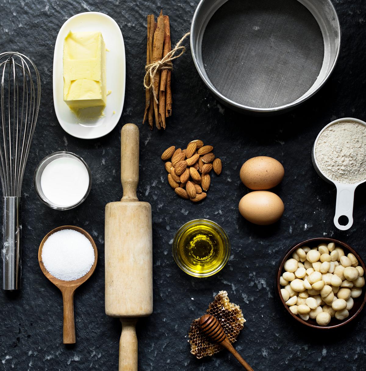 Bakery Ingredients Royalty Free Stock Photo 94924