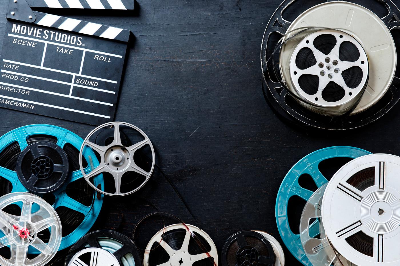 Retro video film rolls Retro video film rolls