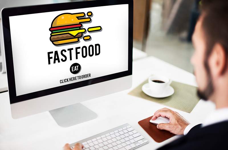 Fastfood Burger Junk Meal Takeaway Calories Concept 