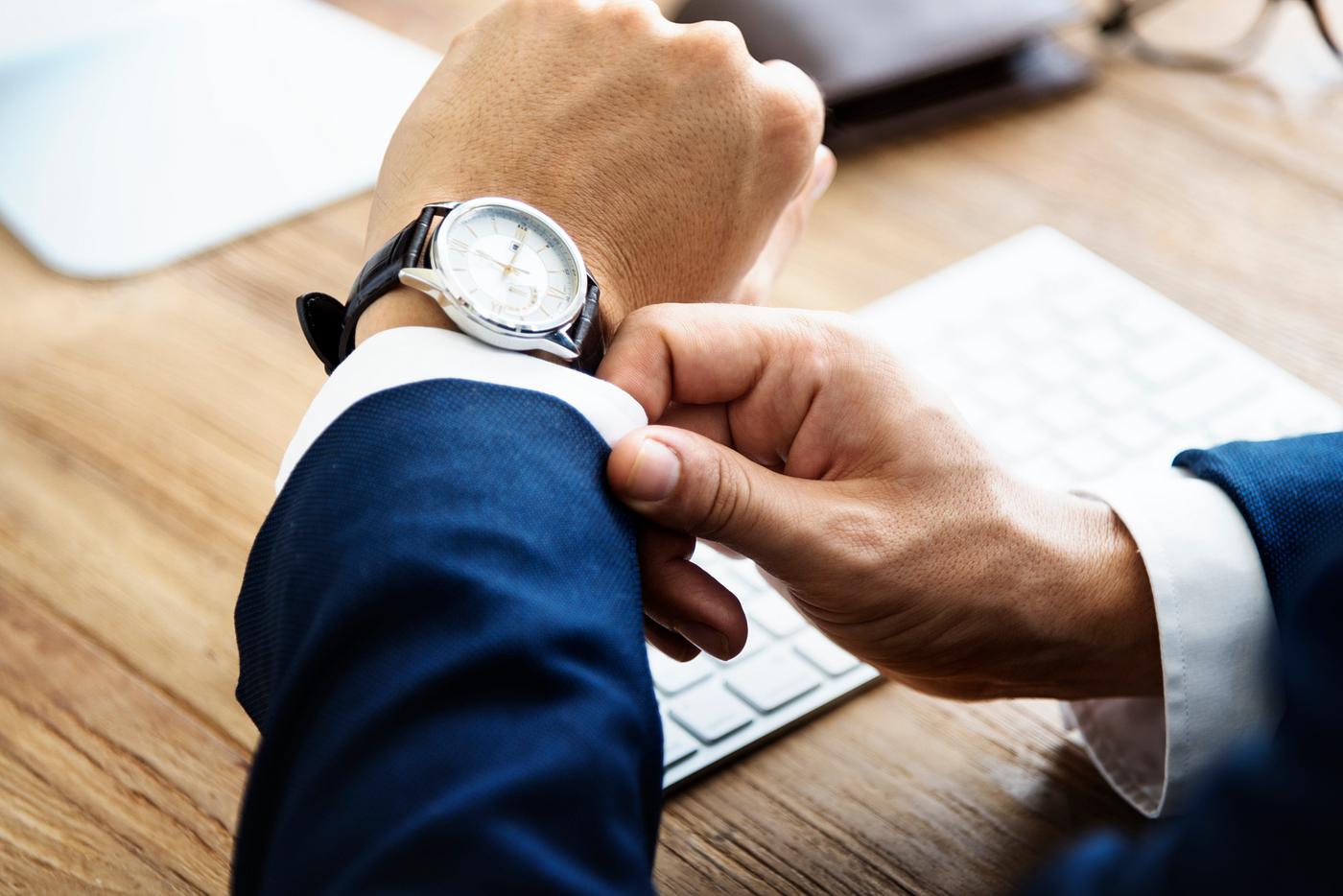 Caucasian businessman in the office shoot - watch, clock, hand, appointment, business, businessman, career, checking,... Caucasian businessman in the office shoot - watch, clock, hand, appointment, business, businessman, career, checking,...