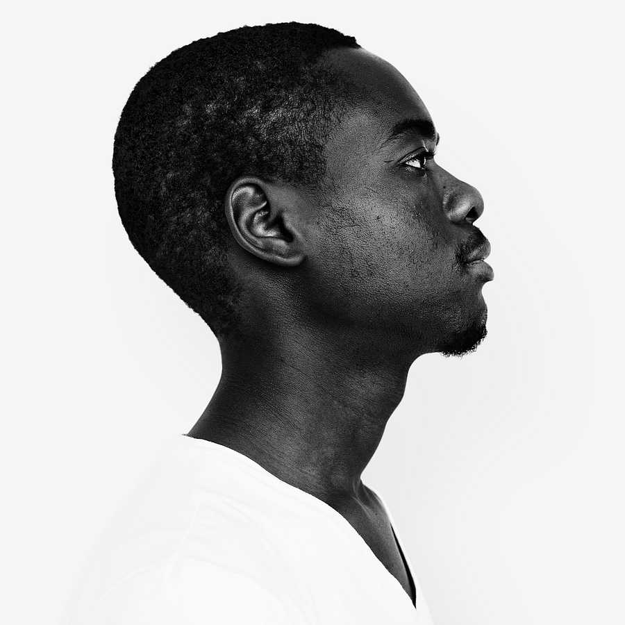 Portrait of a Namibian man Portrait of a Namibian man - african, african descent, alone, black, black and white, closeup, cool, expression, face…