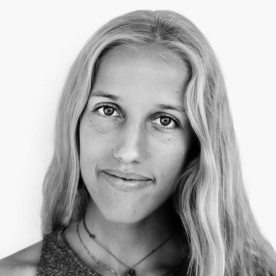 Portrait of a Spanish woman Portrait of a Spanish woman - alone, black and white, blond, casual, caucasian, emotion, expression, face, feeling…