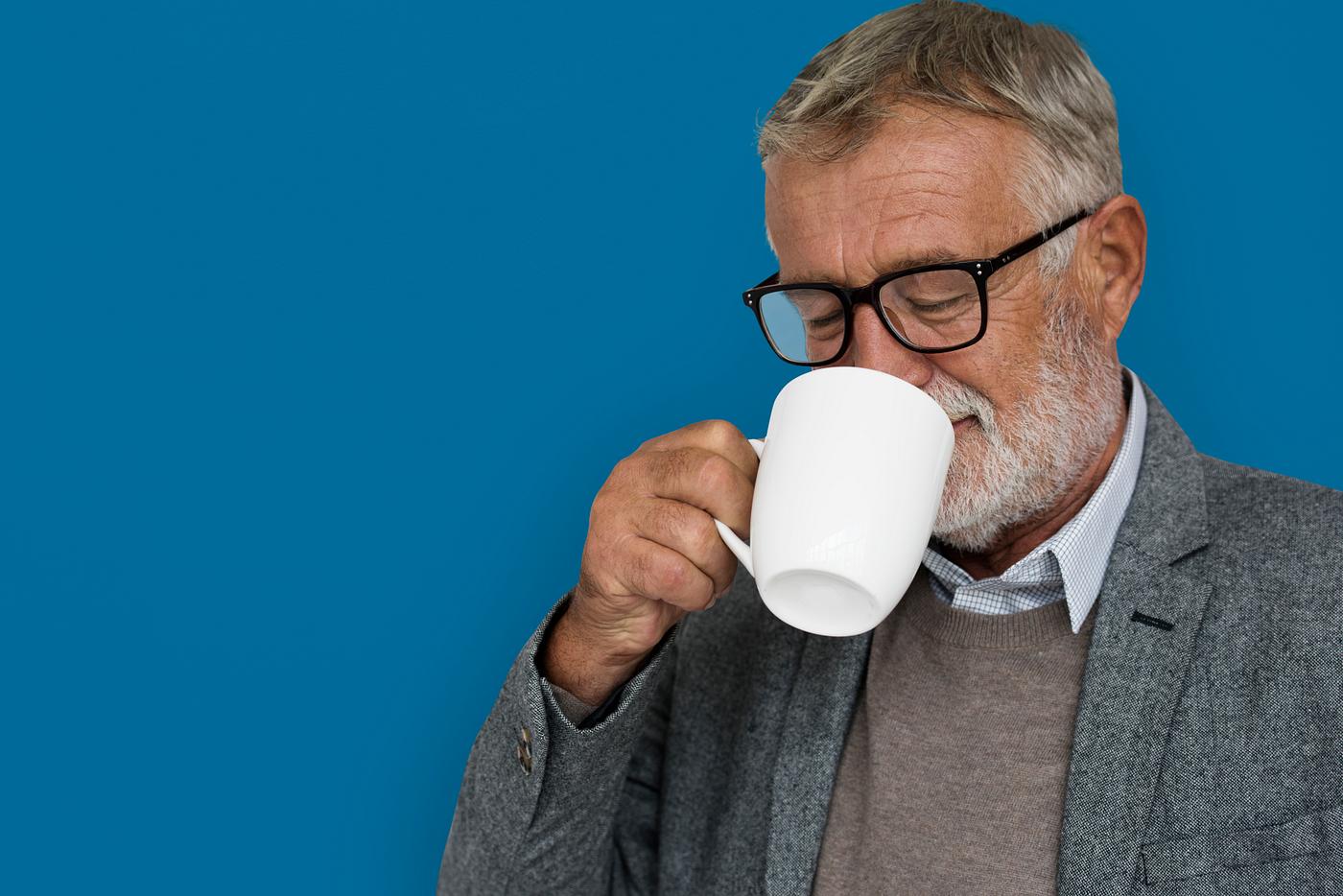 expression, studio, old, person, drinking, drinking coffee, people, caucasian, pose, smile, positive, smiling, man, formal... expression, studio, old, person, drinking, drinking coffee, people, caucasian, pose, smile, positive, smiling, man, formal...