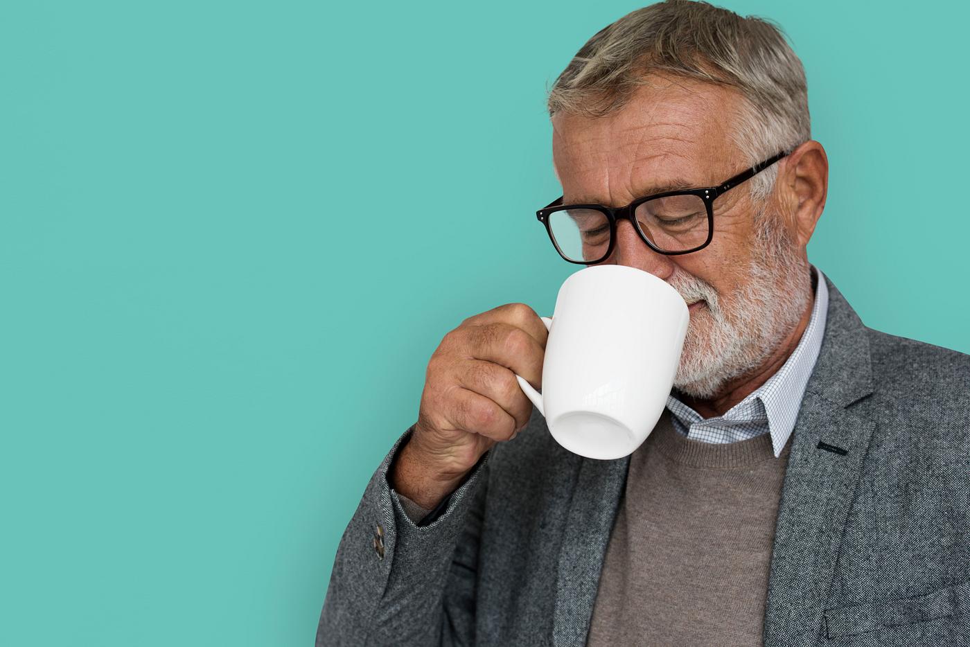 expression, studio, old, person, drinking, drinking coffee, people, caucasian, pose, smile, positive, smiling, man, formal... expression, studio, old, person, drinking, drinking coffee, people, caucasian, pose, smile, positive, smiling, man, formal...
