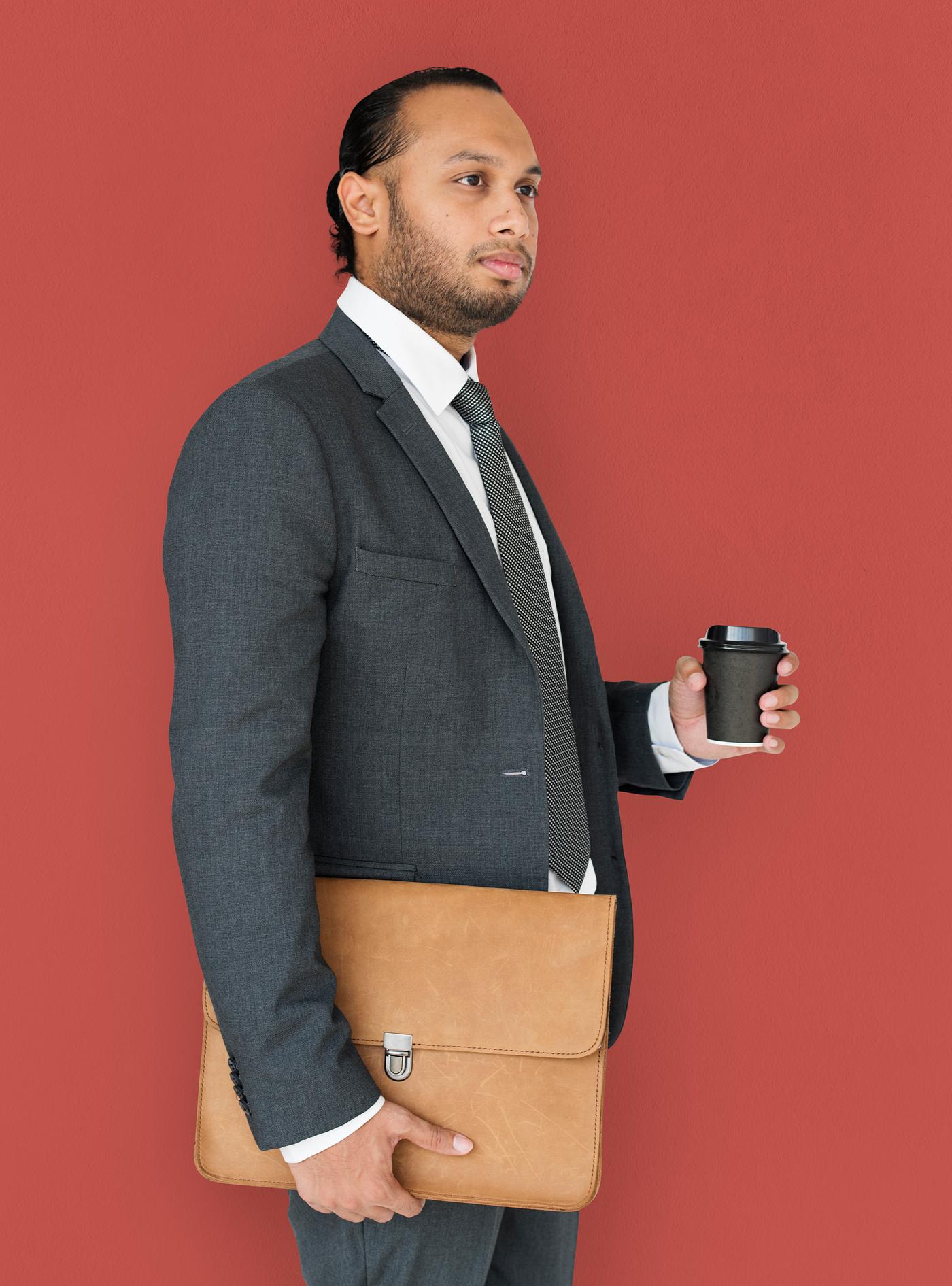 expression, studio, person, business wear, messenger bag, side view, people, business, asian, side, holding coffee, man,... expression, studio, person, business wear, messenger bag, side view, people, business, asian, side, holding coffee, man,...