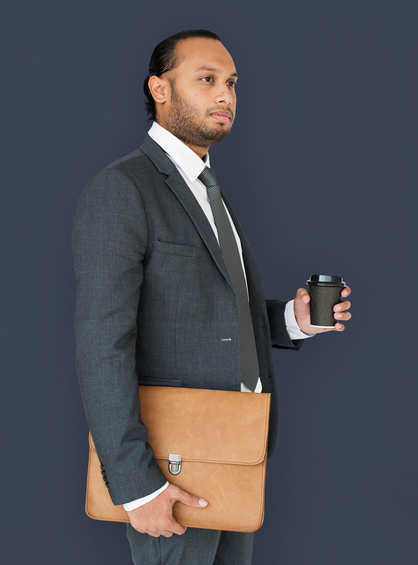 expression, studio, person, business wear, messenger bag, side view, people, business, asian, side, holding coffee, man,... expression, studio, person, business wear, messenger bag, side view, people, business, asian, side, holding coffee, man,...