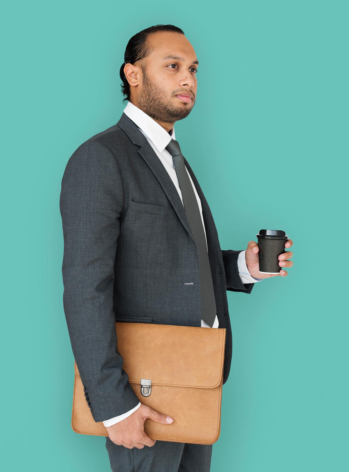 expression, studio, person, business wear, messenger bag, side view, people, business, asian, side, holding coffee, man,... expression, studio, person, business wear, messenger bag, side view, people, business, asian, side, holding coffee, man,...
