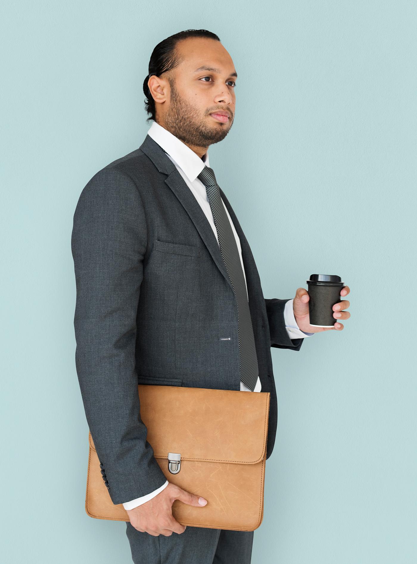 expression, studio, person, business wear, messenger bag, side view, people, business, asian, side, holding coffee, man,... expression, studio, person, business wear, messenger bag, side view, people, business, asian, side, holding coffee, man,...