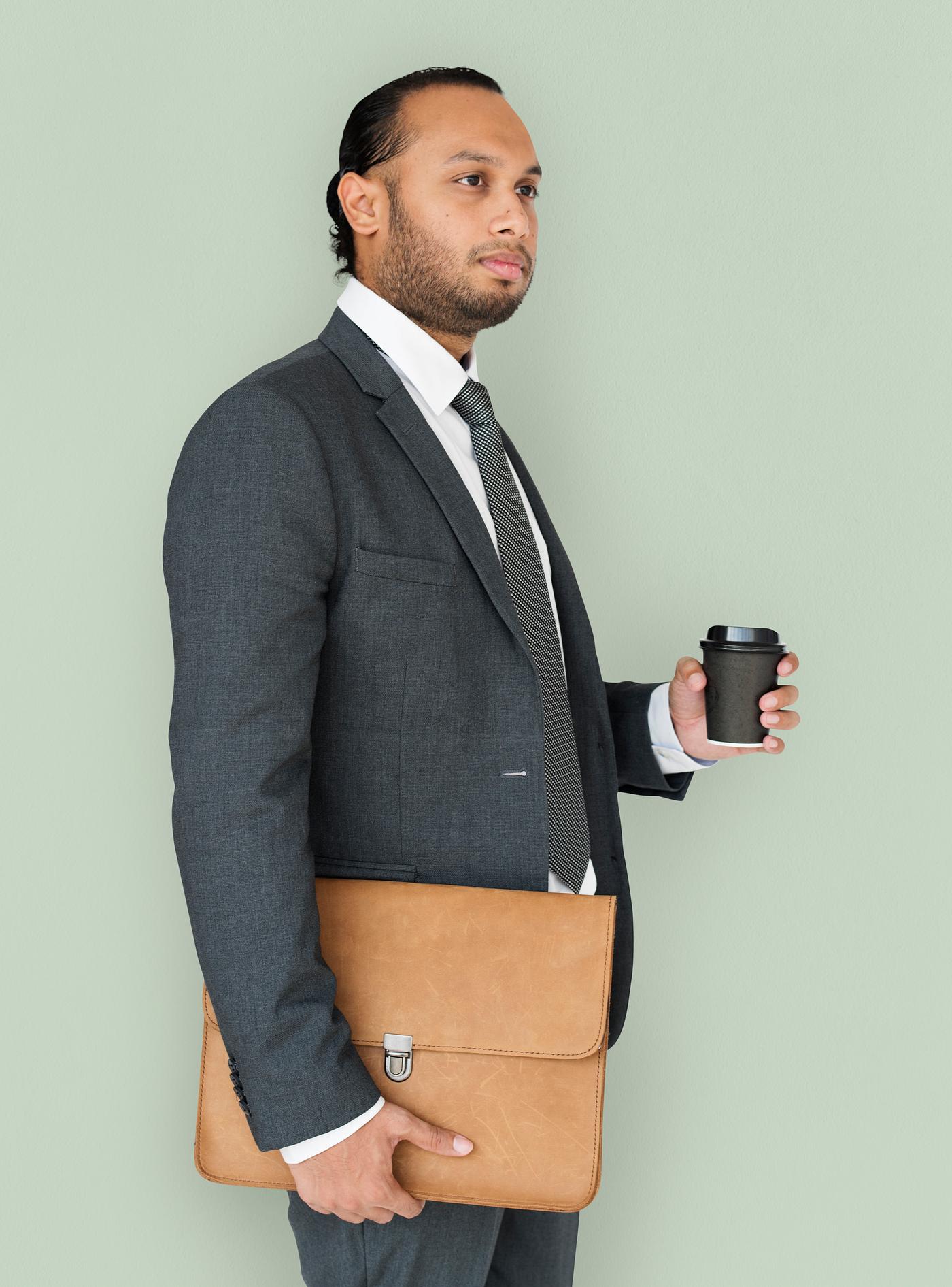 expression, studio, person, business wear, messenger bag, side view, people, business, asian, side, holding coffee, man,... expression, studio, person, business wear, messenger bag, side view, people, business, asian, side, holding coffee, man,...