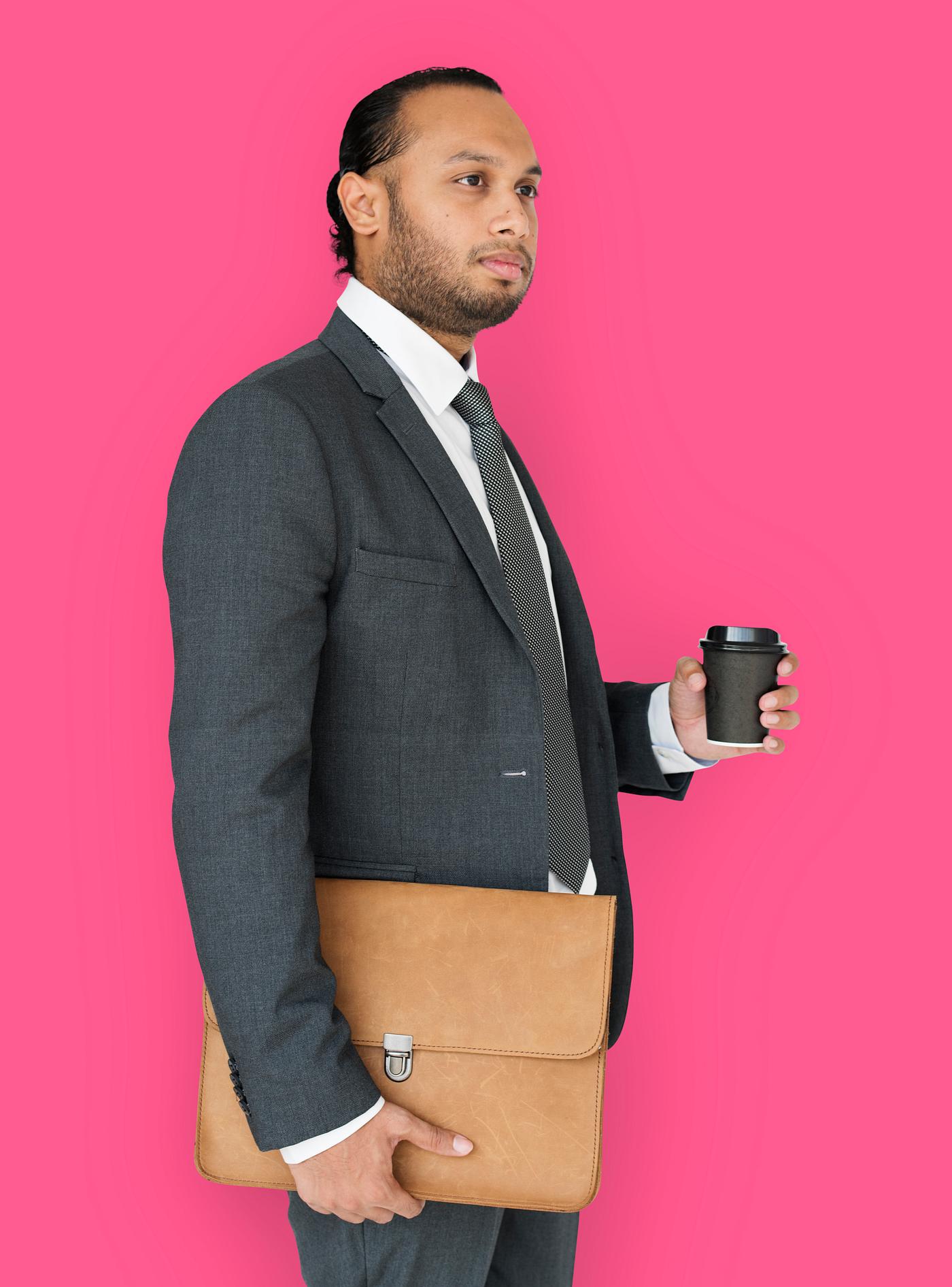 expression, studio, person, business wear, messenger bag, side view, people, business, asian, side, holding coffee, man,... expression, studio, person, business wear, messenger bag, side view, people, business, asian, side, holding coffee, man,...