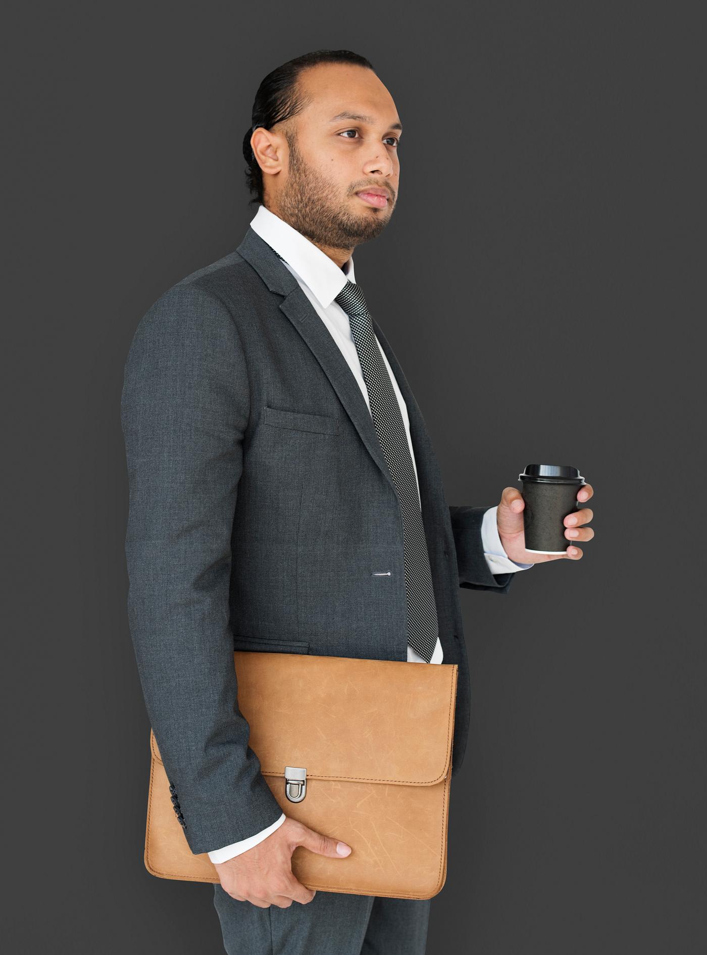 expression, studio, person, business wear, messenger bag, side view, people, business, asian, side, holding coffee, man,... expression, studio, person, business wear, messenger bag, side view, people, business, asian, side, holding coffee, man,...