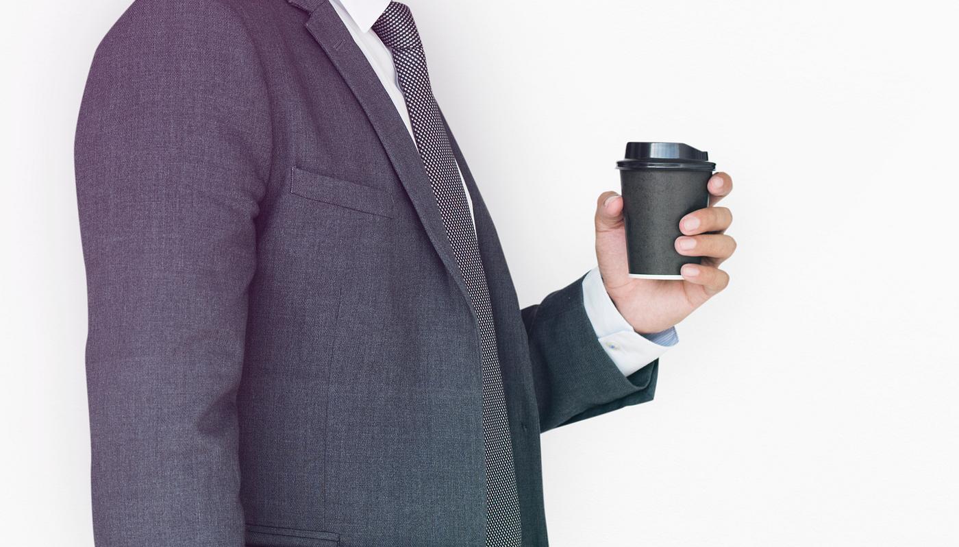 studio, cup, expression, person, business wear, isolated on white, side view, tea, people, formal dressing, business, side,... studio, cup, expression, person, business wear, isolated on white, side view, tea, people, formal dressing, business, side,...