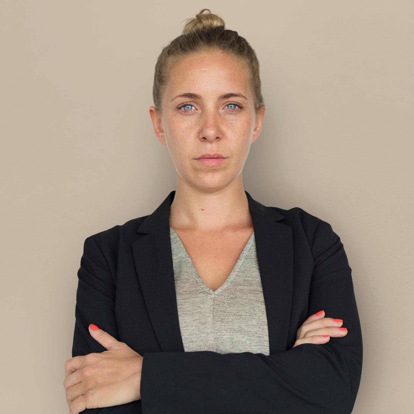 expression, intelligent, studio, pastel, person, people, caucasian, woman, serious, isolated, earth tones, businesswoman,... expression, intelligent, studio, pastel, person, people, caucasian, woman, serious, isolated, earth tones, businesswoman,...