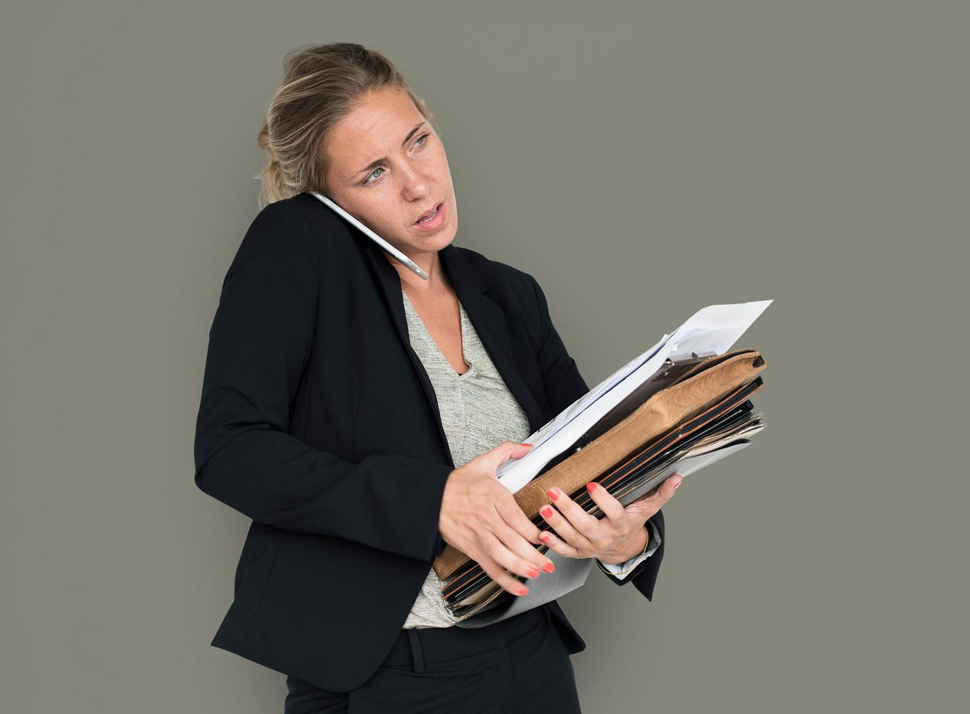 expression, studio, person, phone, busy, business folders, people, business, caucasian, girl, woman, formal attire, work,... expression, studio, person, phone, busy, business folders, people, business, caucasian, girl, woman, formal attire, work,...